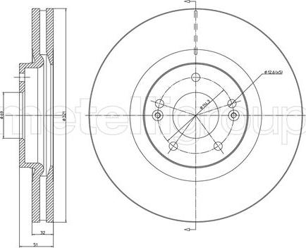 Metelli 23-1701C - Jarrulevy inparts.fi