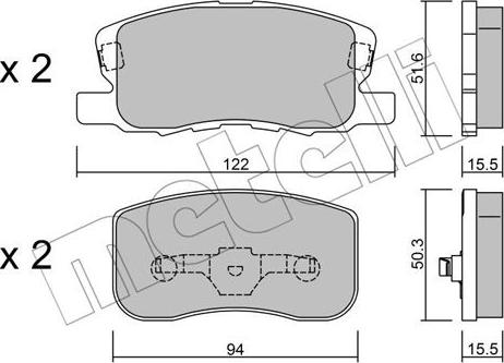 Metelli 22-0940-0 - Jarrupala, levyjarru inparts.fi