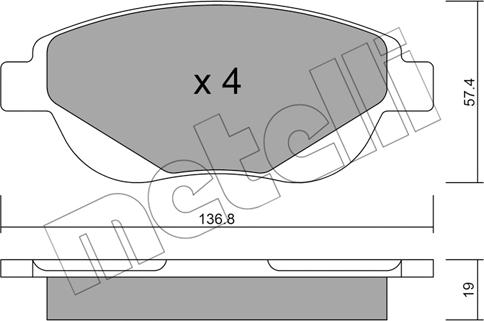 Metelli 22-0948-0 - Jarrupala, levyjarru inparts.fi