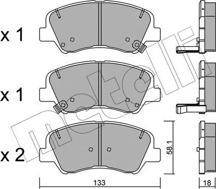 Metelli 22-0943-0 - Öljynsuodatin inparts.fi