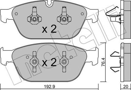 Metelli 22-0954-0 - Jarrupala, levyjarru inparts.fi