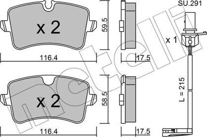 Metelli 22-0955-0K - Jarrupala, levyjarru inparts.fi