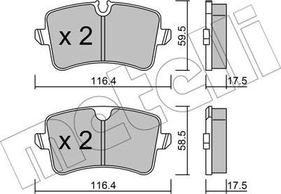 Metelli 22-0955-0 - Jarrupala, levyjarru inparts.fi