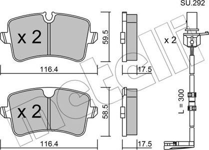 Metelli 22-0955-1K - Jarrupala, levyjarru inparts.fi