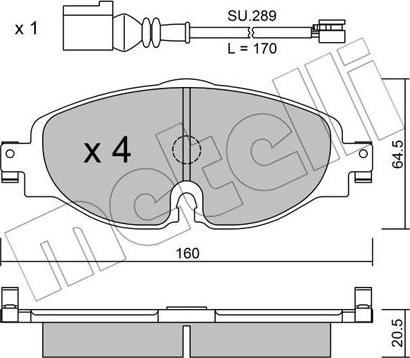 Metelli 22-0950-0K - Öljynsuodatin inparts.fi