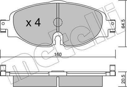 Metelli 22-0950-0 - Öljynsuodatin inparts.fi