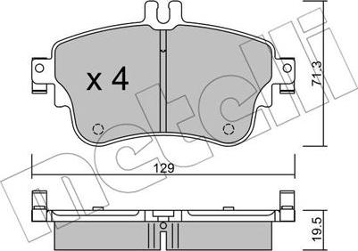 Metelli 22-0964-0 - Öljynsuodatin inparts.fi