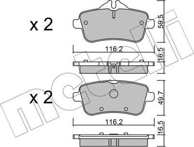 Metelli 22-0968-3 - Jarrupala, levyjarru inparts.fi