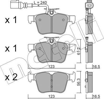 Metelli 22-0981-1 - Jarrupala, levyjarru inparts.fi