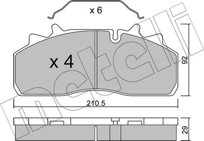 Metelli 22-0932-0 - Jarrupala, levyjarru inparts.fi