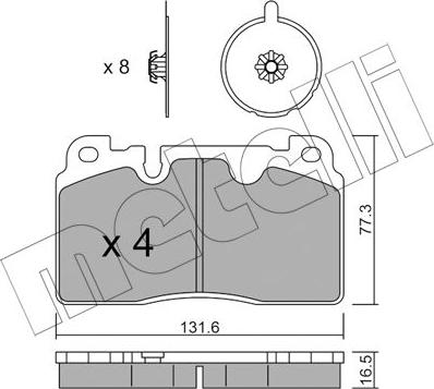 Metelli 22-0979-0-141 - Jarrupala, levyjarru inparts.fi