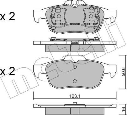 Metelli 22-0974-0 - Jarrupala, levyjarru inparts.fi