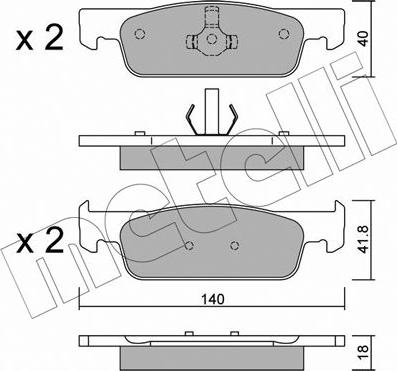 Metelli 22-0975-3 - Jarrupala, levyjarru inparts.fi