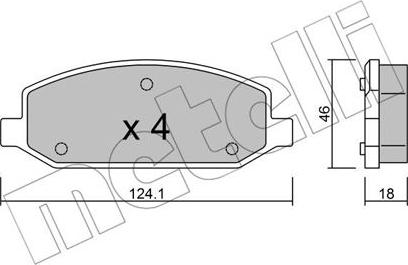 Metelli 22-0973-0 - Jarrupala, levyjarru inparts.fi