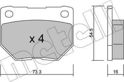 Metelli 22-0494-0 - Jarrupala, levyjarru inparts.fi