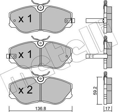 Metelli 22-0491-0 - Jarrupala, levyjarru inparts.fi