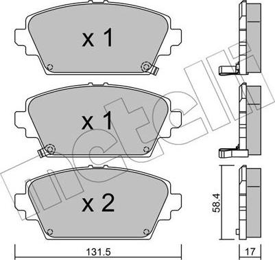 Metelli 22-0464-1 - Öljynsuodatin inparts.fi