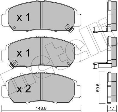 Metelli 22-0462-0 - Öljynsuodatin inparts.fi