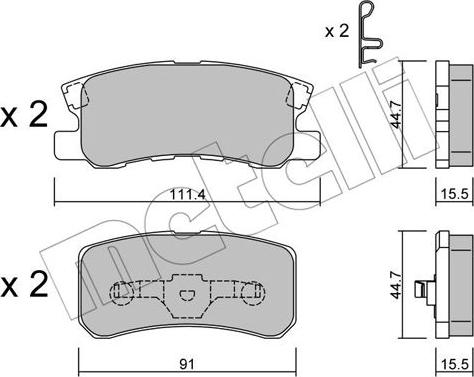 Metelli 22-0400-0 - Jarrupala, levyjarru inparts.fi