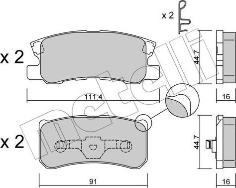 Metelli 22-0400-1 - Jarrupala, levyjarru inparts.fi