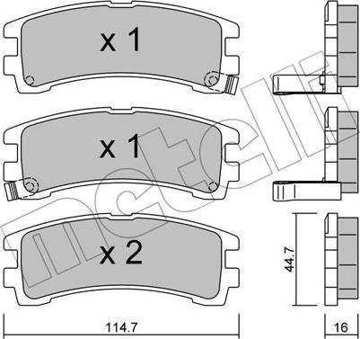 Metelli 22-0408-0 - Jarrupala, levyjarru inparts.fi