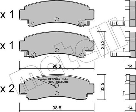 Metelli 22-0402-0 - Jarrupala, levyjarru inparts.fi