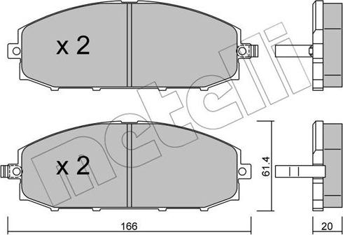 Metelli 22-0407-0 - Jarrupala, levyjarru inparts.fi