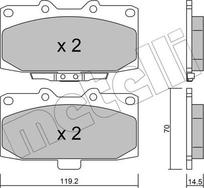 Metelli 22-0413-0 - Öljynsuodatin inparts.fi