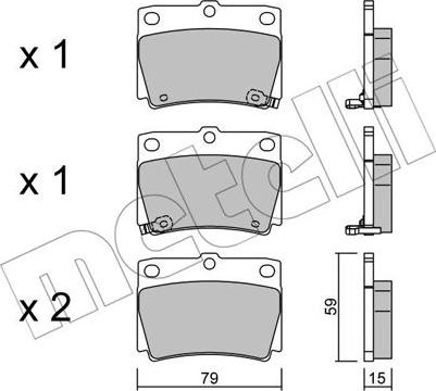 Metelli 22-0484-0 - Öljynsuodatin inparts.fi