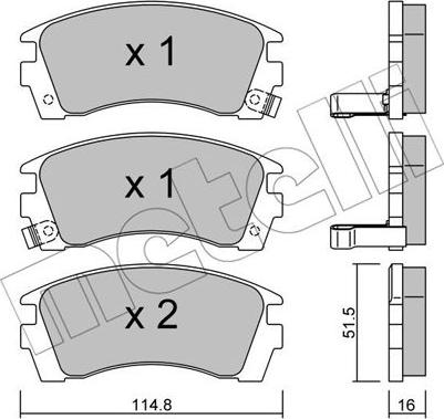 Metelli 22-0487-0 - Jarrupala, levyjarru inparts.fi