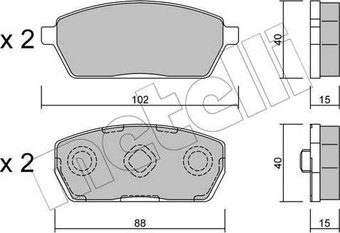 Metelli 22-0438-0 - Jarrupala, levyjarru inparts.fi