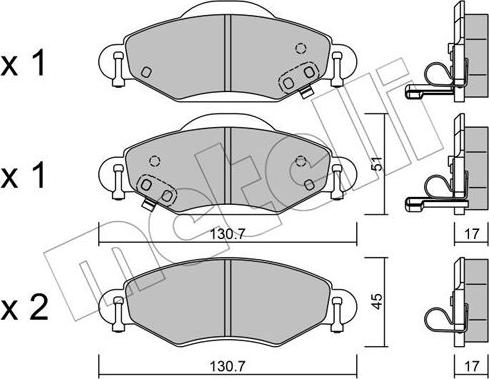 Metelli 22-0421-0 - Jarrupala, levyjarru inparts.fi