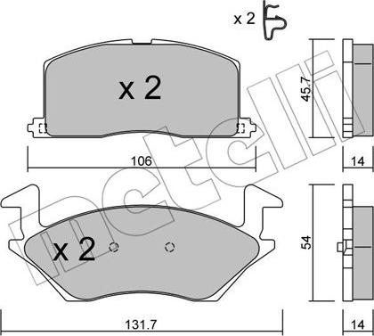 Metelli 22-0422-0 - Jarrupala, levyjarru inparts.fi