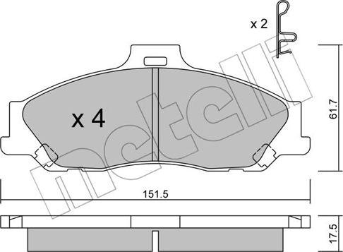 Metelli 22-0479-0 - Jarrupala, levyjarru inparts.fi