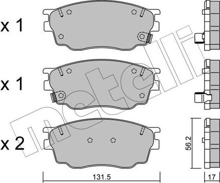 Metelli 22-0475-0 - Öljynsuodatin inparts.fi