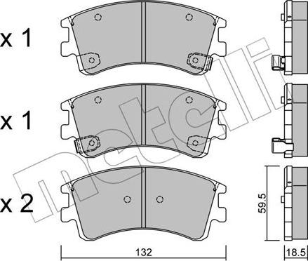 Metelli 22-0476-0 - Öljynsuodatin inparts.fi