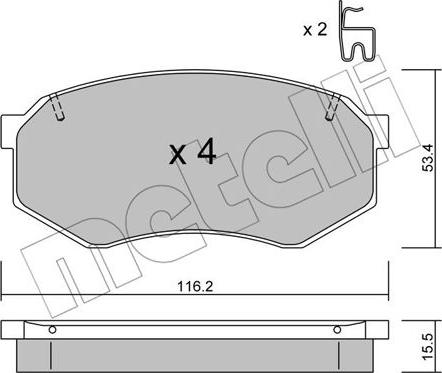 Metelli 22-0471-0 - Jarrupala, levyjarru inparts.fi