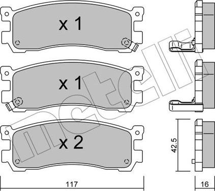 Metelli 22-0478-0 - Jarrupala, levyjarru inparts.fi