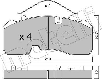 Metelli 22-0595-0 - Jarrupala, levyjarru inparts.fi