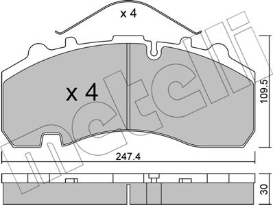 Metelli 22-0596-0 - Jarrupala, levyjarru inparts.fi