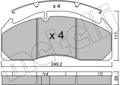 Metelli 22-0593-0 - Jarrupala, levyjarru inparts.fi