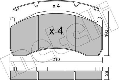 Metelli 22-0592-0 - Jarrupala, levyjarru inparts.fi