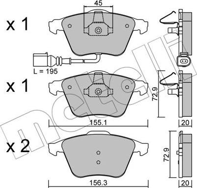 Metelli 22-0549-4 - Jarrupala, levyjarru inparts.fi