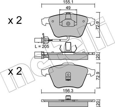 Metelli 22-0549-0 - Öljynsuodatin inparts.fi