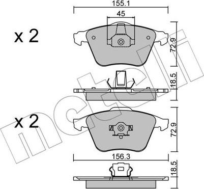 Metelli 22-0549-3 - Öljynsuodatin inparts.fi