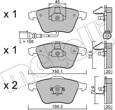 Metelli 22-0549-2 - Öljynsuodatin inparts.fi