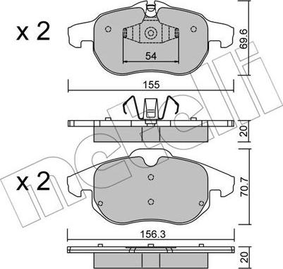 Metelli 22-0540-4 - Jarrupala, levyjarru inparts.fi