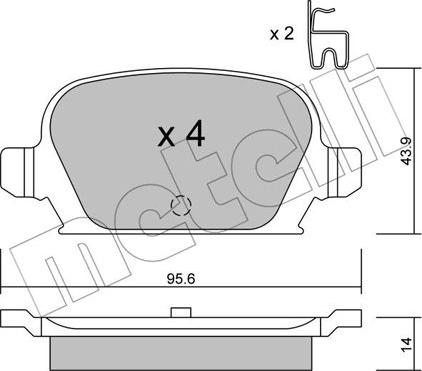 Metelli 22-0541-0 - Jarrupala, levyjarru inparts.fi