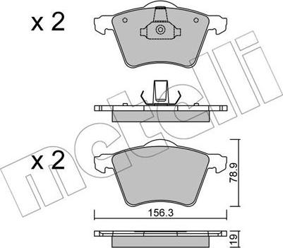 Metelli 22-0550-2 - Jarrupala, levyjarru inparts.fi