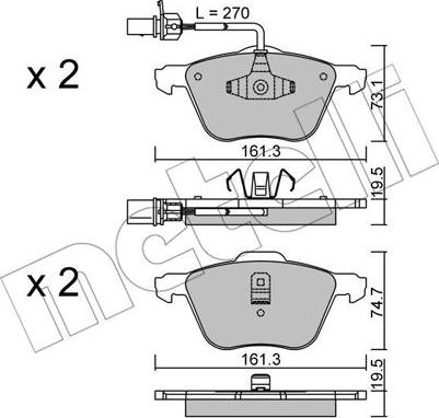 Metelli 22-0551-0 - Jarrupala, levyjarru inparts.fi